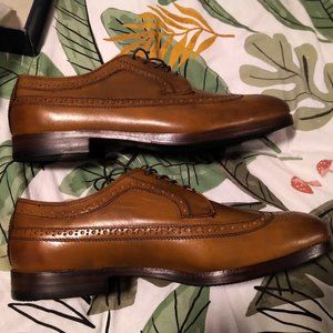Ralph Lauren Polo 11E Tan Leather Oxford Shoes